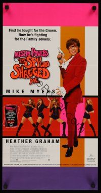 1d251 AUSTIN POWERS: THE SPY WHO SHAGGED ME Aust daybill '99 Mike Myers, sexy Heather Graham