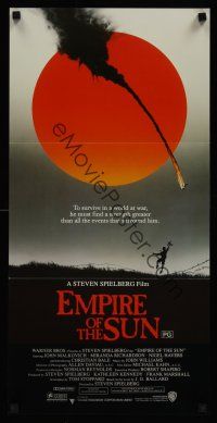 1d309 EMPIRE OF THE SUN Aust daybill '87 Stephen Spielberg, John Malkovich, first Christian Bale!