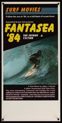 1d312 FANTASEA '84 Aust daybill '84 great close up surfing image, a blast of ocean fever!