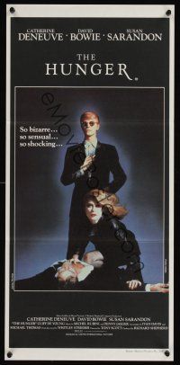 1d348 HUNGER Aust daybill '83 vampire Catherine Deneuve & rocker David Bowie!