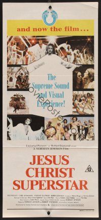 1d362 JESUS CHRIST SUPERSTAR Aust daybill '73 Ted Neeley, Andrew Lloyd Webber religious musical!