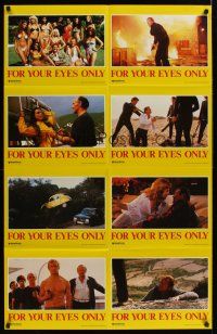 1d228 FOR YOUR EYES ONLY Aust LC poster '81 no one comes close to Roger Moore as James Bond 007!