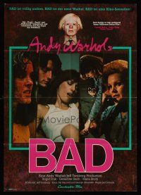 1d042 ANDY WARHOL'S BAD German '77 Carroll Baker, Perry King, sexploitation black comedy!