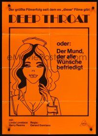 1d079 DEEP THROAT German '72 how far does Lovelace have to go to untangle her tingle!