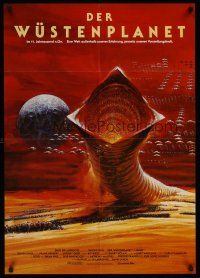 1d089 DUNE German '84 David Lynch sci-fi epic, Berkely art of desert planet & worm!