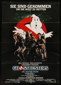 1d099 GHOSTBUSTERS German '84 Bill Murray, Aykroyd & Harold Ramis are here to save the world!