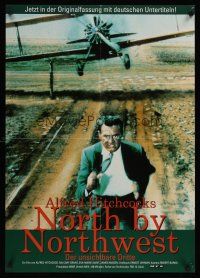 1d145 NORTH BY NORTHWEST German R90s Cary Grant, Eva Marie Saint, Alfred Hitchcock classic!