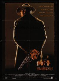 1d180 UNFORGIVEN German '92 classic image of gunslinger Clint Eastwood with his back turned!