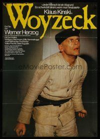 1d195 WOYZECK German '79 Werner Herzog, Eva Mattes, c/u of crazed Klaus Kinski!