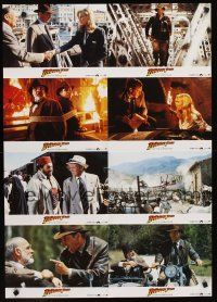 1d023 INDIANA JONES & THE LAST CRUSADE style 1 German LC poster '89 Harrison Ford & Sean Connery!