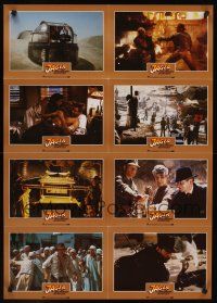 1d034 RAIDERS OF THE LOST ARK style 1 German LC poster '81 images of Harrison Ford & Karen Allen!