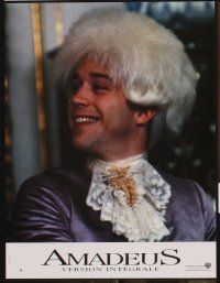 1d628 AMADEUS 6 French LCs '84 Milos Foreman, Mozart biography, Tom Hulce!
