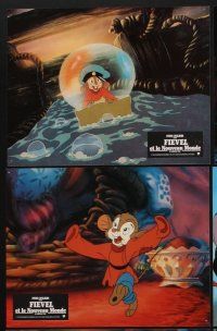 1d630 AMERICAN TAIL 16 French LCs '86 Steven Spielberg, Don Bluth, Fievel the mouse!