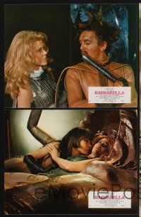 1d642 BARBARELLA 8 style A French LCs '68 Roger Vadim, David Hemmings, sexiest Jane Fonda!