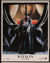 1d646 BATMAN RETURNS 12 French LCs '92 Michael Keaton, Danny DeVito, Michelle Pfeiffer, Tim Burton