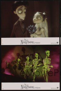 1d697 CORPSE BRIDE 8 French LCs '05 Tim Burton computer animated horror musical!