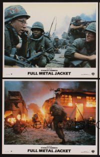 1d741 FULL METAL JACKET 8 French LCs '87 Stanley Kubrick, Arliss Howard, Matthew Modine!
