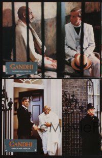 1d744 GANDHI 8 French LCs '82 Ben Kingsley as The Mahatma, directed by Richard Attenborough!