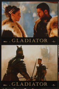 1d746 GLADIATOR 12 French LCs '00 Russell Crowe in Ancient Rome, sexy Connie Nielson!