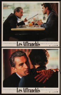 1d751 GOODFELLAS 8 French LCs '90 Robert De Niro, Joe Pesci, Ray Liotta, Martin Scorsese classic!