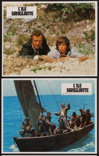 1d798 ISLAND 12 French LCs '80 Michael Caine, David Warner, from the author of Jaws!