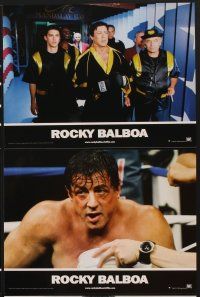 1d869 ROCKY BALBOA 6 French LCs '07 boxing sequel, director & star Sylvester Stallone!