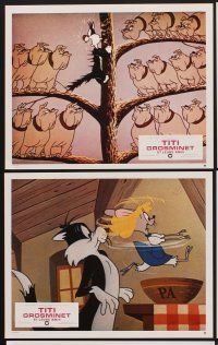 1d903 TITI GROSMINET ET LEURS AMIS 6 French LCs '70s Sylvester & Tweetybird animation!