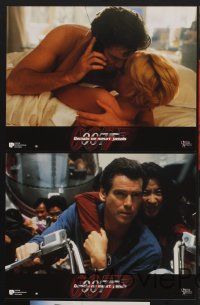 1d905 TOMORROW NEVER DIES 12 French LCs '97 Pierce Brosnan as James Bond & Michelle Yeoh!
