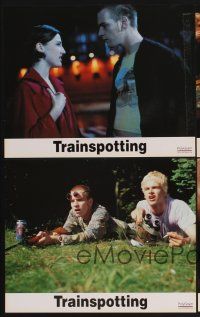1d907 TRAINSPOTTING 8 French LCs '96 heroin drug addict Ewan McGregor, directed by Danny Boyle!