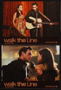 1d916 WALK THE LINE 7 French LCs '05 Joaquin Phoenix as Johnny Cash, Reese Witherspoon as Carter!