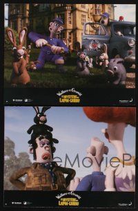1d917 WALLACE & GROMIT: THE CURSE OF THE WERE-RABBIT 8 French LCs '05 wacky English claymation!
