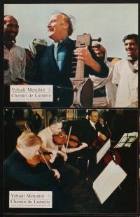 1d935 YEHUDI MENUHIN STORY 6 style B French LCs '70 Francois Reichenbach, images of violinist!