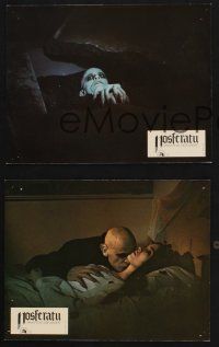 1d605 NOSFERATU THE VAMPYRE 3 German LCs '79 vampire Klaus Kinski feeding, Werner Herzog directed!