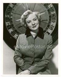 1e538 AUDREY TOTTER deluxe 10x13 still '49 in front of roulette wheel from Any Number Can Play!