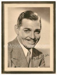 1e563 CLARK GABLE 9x12 still '34 head & shoulders smiling portrait from Chained!