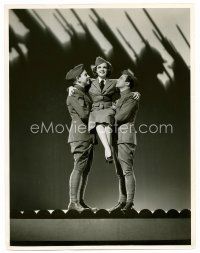 1e595 FOR ME & MY GAL deluxe 10x13 still '42 Judy Garland held up by Gene Kelly & George Murphy!