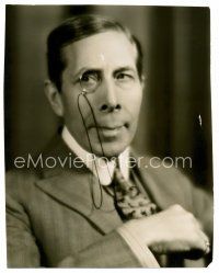 1e598 GEORGE ARLISS deluxe 8.75x11 still '29 wearing monocle & suit when appearing in Disraeli!