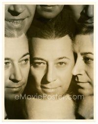 1e599 GEORGE RAFT 10.25x13 still '30s cool multiple overlapping portraits by Eugene Robert Richee!