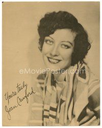1e636 JOAN CRAWFORD deluxe 11x14 still '30s smiling head & shoulders young portrait!
