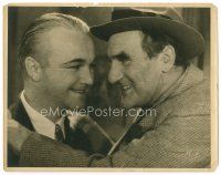 1e673 OFFICER O'BRIEN deluxe 11x14 still '30 close up of William Boyd & Ernest Torrence!