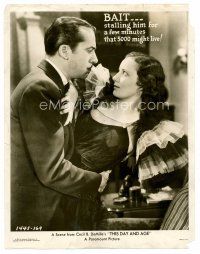 1e714 THIS DAY & AGE 11x14 still '33 Louise Carter fights man off, Cecil B. DeMille