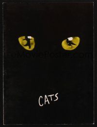 1e057 CATS stage English program '87 Andrew Lloyd Webber's classic Broadway musical!