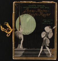 1e176 LOEW-METRO-GOLDWYN-MAYER FOURTH ANNUAL ENTERTAINMENT AND BALL program '26 great flapper art!