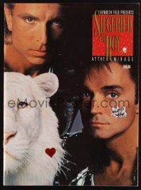 1e186 SIEGFRIED & ROY magic show program '90s great images of tigers at The Mirage in Las Vegas!