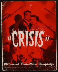 1e042 CRISIS follow-up promo book '50 Cary Grant, plus Paula Raymond & Jose Ferrer!