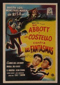 1e290 ABBOTT & COSTELLO MEET FRANKENSTEIN Spanish herald '48 Wolfman & Dracula after Bud & Lou!