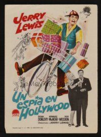 1e317 ERRAND BOY Spanish herald '63 screwball Jerry Lewis fractures Hollywood w/a million howls!
