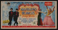 1e394 WHITE CHRISTMAS Spanish herald '54 Bing Crosby, Danny Kaye, Clooney, Vera-Ellen, classic!