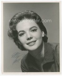 1e258 NATALIE WOOD signed 8x10 still '56 portrait before she appeared in Bombers B-52 by Bert Six!