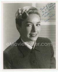 1e281 VERA MILES signed 8x10 still '56 portrait before appearing in The Wrong Man by Bert Six!
